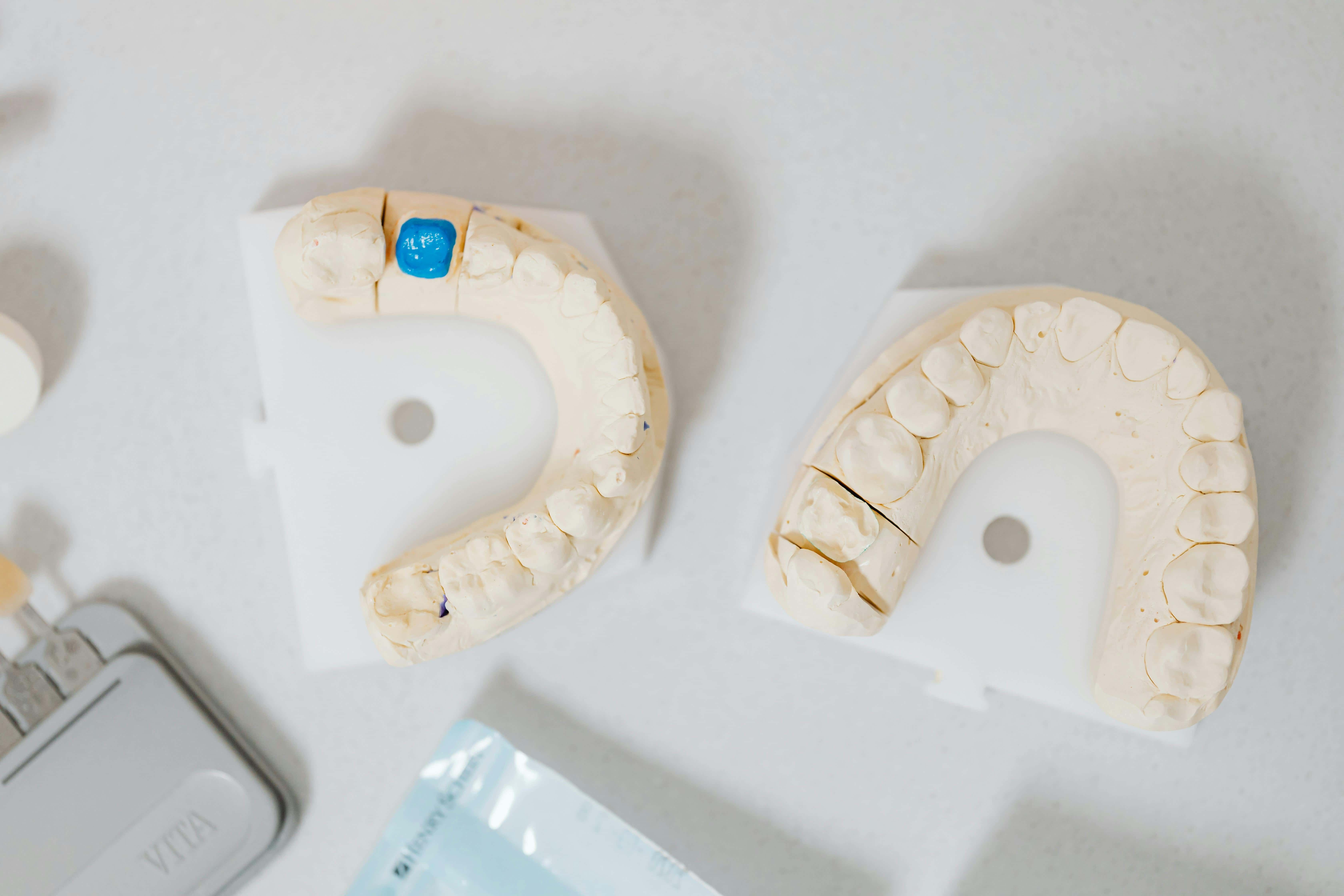 teeth model with cavity